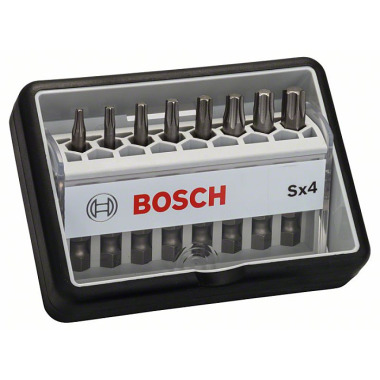 Bosch Schrauberbit-Set Robust Line Sx Extra-Hart, 8-teilig, 49 mm, Torx 2607002559