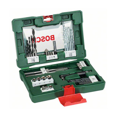 Bosch V-Line Bohrer- und Bit-Set, 41-teilig, mit Winkelschrauber 2607017316