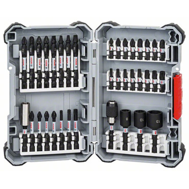 Bosch Doppelklingen Schrauberbit-Set Impact Control, 36-teilig 2608522365