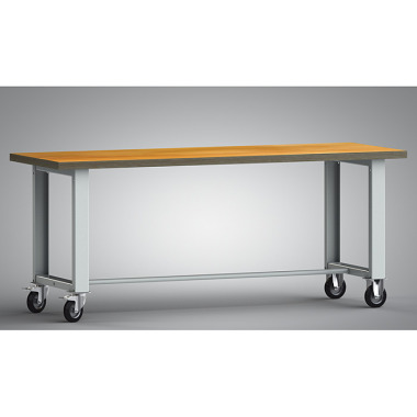 KLW Mobilt standardarbejdsbord - 2000 x 700 x 840 mm L x B x H WS885N-2000M40-X7000