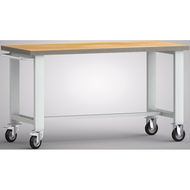 KLW Mobilt standard arbejdsbord - 1500 x 700 x 840 mm L x B x H WS800N-1500M40-X1890