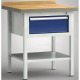 KLW Professionelt arbejdsbord - 750 x 700 x 845 mm L x B x H WP057N-0750M45-E7023