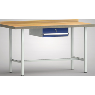 KLW Professionelt arbejdsbord - 1500 x 700 x 905 mm L x D x H, (ERGO-version) WP001E-1500M45-E7003