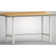 KLW Professionelt arbejdsbord - 1500 x 700 x 905 mm L x D x H, (ERGO-version) WP002E-1500M45-X7000