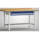 KLW Professionelt arbejdsbord - 1500 x 700 x 845 mm L x D x H WP003N-1500M45-E0001