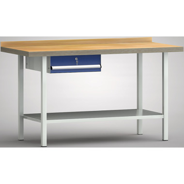 KLW Standard arbejdsbord - 1500 x 700 x 900 mm L x D x H, (ERGO-version) WS005E-1500M40-E7001