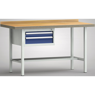 KLW Standard arbejdsbord - 1500 x 700 x 900 mm L x D x H, (ERGO-version) WS102E-1500M40-E7020