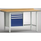 KLW Professionelt arbejdsbord - 1500 x 700 x 905 mm L x D x H, (ERGO-version) WP118E-1500M45-E7024