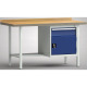 KLW Professionelt arbejdsbord - 1500 x 700 x 845 mm L x D x H WP122N-1500M45-E1681