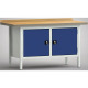 KLW Professionelt arbejdsbord - 1500 x 700 x 905 mm L x D x H, (ERGO-version) WP177E-1500M45-X7038