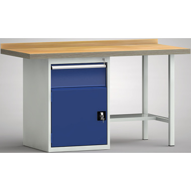 KLW Professionelt arbejdsbord - 1500 x 700 x 845 mm L x D x H WP184N-1500M45-E7021