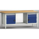 KLW Professionelt arbejdsbord - 2000 x 700 x 845 mm L x D x H WP202N-2000M45-E2001