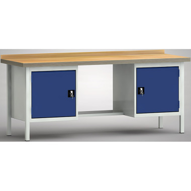 KLW Standard arbejdsbord - 2000 x 700 x 900 mm L x D x H, (ERGO-version) WS202E-2000M40-X7010