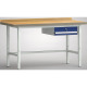 KLW Professionelt arbejdsbord 1500 x 700 x 745 - 1045 mm L x D x H WP002V-1500M45-E7002