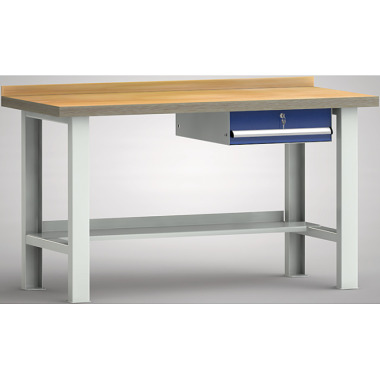 KLW Professionelt arbejdsbord - 1500 x 700 x 845 mm L x D x H WP503N-1500M45-E7001