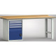 KLW Professionelt arbejdsbord - 2000 x 700 x 845 mm L x D x H WP515N-2000M45-E1920