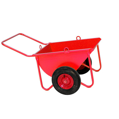 BAUER Dumper MUK 140/L, malet, RAL 3000 ildrød 4502-02-0000-2