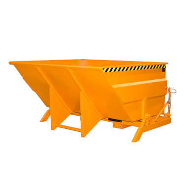 BAUER BKC 300 tippecontainer, malet RAL 2000 gul-orange 4456-01-0000-1