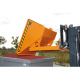 BAUER EXPO 1200 tippecontainer, malet RAL 3000 ildrød 4498-04-0000-2