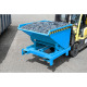 BAUER Heavy-duty tipvogn SK 1700, malet, RAL 6011 Reseda-grøn 4498-24-0000-4