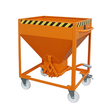 BAUER SR 375 silocontainer, malet, RAL 2000 gul-orange 4437-05-0000-1