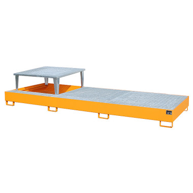 BAUER Opsamlingsbakke AWA 31, malet, RAL 2000 gul-orange 4402-81-0000-1