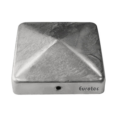 Eurotec Stolpehætte pyramide 71 mm - Varmgalvaniseret 904733