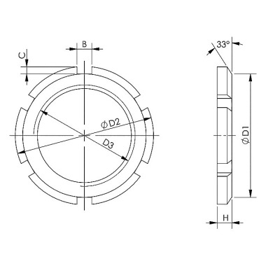 AMF T-slidsskrue DIN787 9 M30x36x315 82131