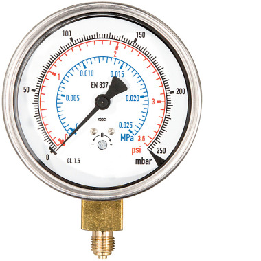 REMS Trykmåler 250 mbar 047069