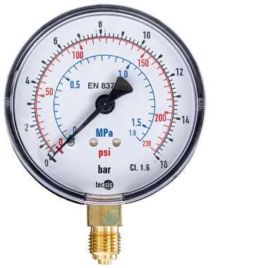 REMS Manometer fint skaleret, 16 bar 115045