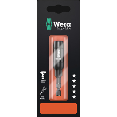 Wera 897/4 IMP R SB Impaktor Halter mit Ringmagnet und Sprengring 05073990001