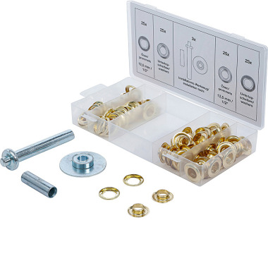 BGS Grommet installation assortment | 103 pcs. 8111