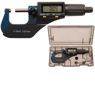 BGS Digitalt mikrometer | 0 - 25 mm 8427