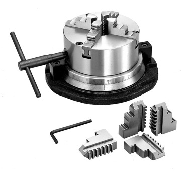 Mack Werkzeuge Drejepatron med 4 kæber på 160 mm drejebænkplade ZE-1400-160