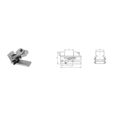 Mack Werkzeuge Sinusformet skruestik standardversion TMV-SA 63 14-TMV-SA63