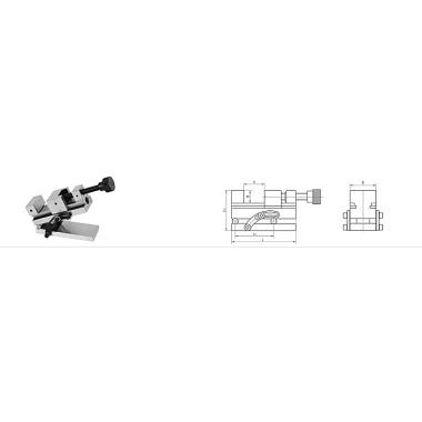 Mack Werkzeuge Sinusskruestik med gevindspindel TMV-SB 100 14-TMV-SB100