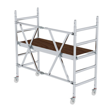 MUNK Folding scaffolding for narrow passages Platform height 0.99 m 115301