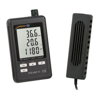 PCE Deutschland PCE-AQD 10 data logger for air quality testing |0...4000 ppm |illuminated LCD |flex. storage rate