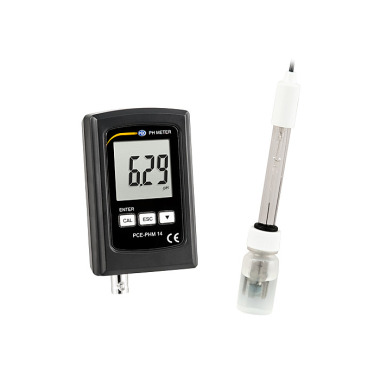 PCE Deutschland PCE-PHM 14 aquarium pH meter 0 ... 50 °C; < 80 % RH|0 ... 14 pH|Res. 0.01 pH|sampling rate approx. 1 sec.