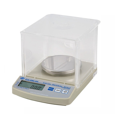 PCE Deutschland PCE-DMS 200 laboratory balance (max.) = 20,000 g/m² or 200 g | Abl. 1g/m² or 0.01g|Repr. 0.02g|Linearity ±0.02