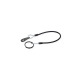 Ganter Retaining Cables, Stainless Steel AISI 304, with Key Rings or One Key Ring and One Mounting Tab 111.2-150-24-B-SW