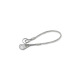 Ganter Retaining Cables, Stainless Steel AISI 316, with Key Rings or One Key Ring and One Mounting Tab 111.8-150-14-B-TR