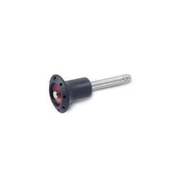 Ganter Ball Lock Pins, Pin Stainless Steel AISI 303, Knob Plastic 113.5-10-100