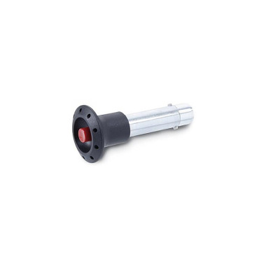 Ganter Locking Pins, Pin Steel, Knob Plastic, with Axial Lock (Pawl) 114.2-12-100