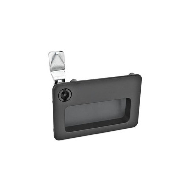 Ganter Latches with Gripping Tray, Operation with Socket Key 115.10-VDE-10-1-SW