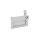 Ganter Latches with Gripping Tray, Operation with Socket Key 115.10-VK7-14-2-SR