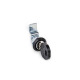 Ganter Latches, Small Type, Housing Collar Black, with and without Lock 115.1-SC-13,5-SW