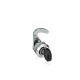 Ganter Hook-Type Latches, with Operating Elements / Operation with Key, Lockable 115.8-SU-18-H1-CR-1