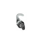 Ganter Hook-Type Latches, with Operating Elements / Operation with Key, Lockable 115.8-SU-18-H1-SW-1