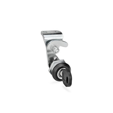 Ganter Hook-Type Latches, with Operating Elements / Operation with Key, Lockable 115.8-SU-18-H1-SW-2